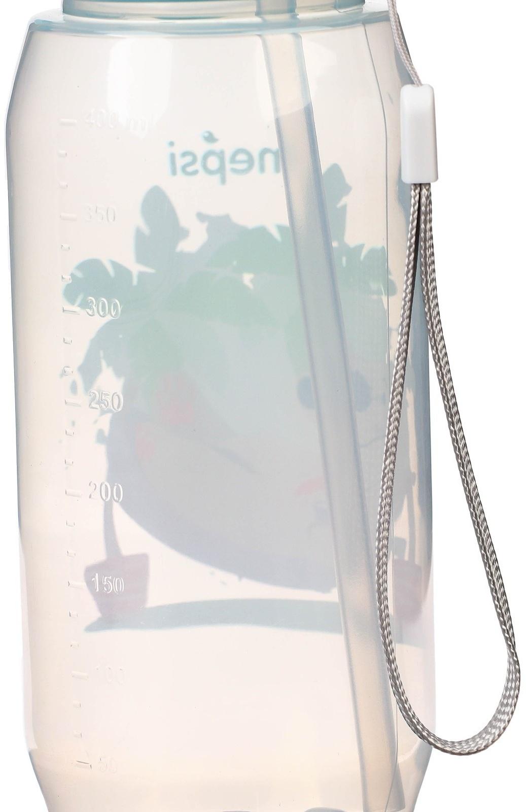 Поильник с трубочкой MEPSI, 400мл, 12+ мес., цвет МИКС