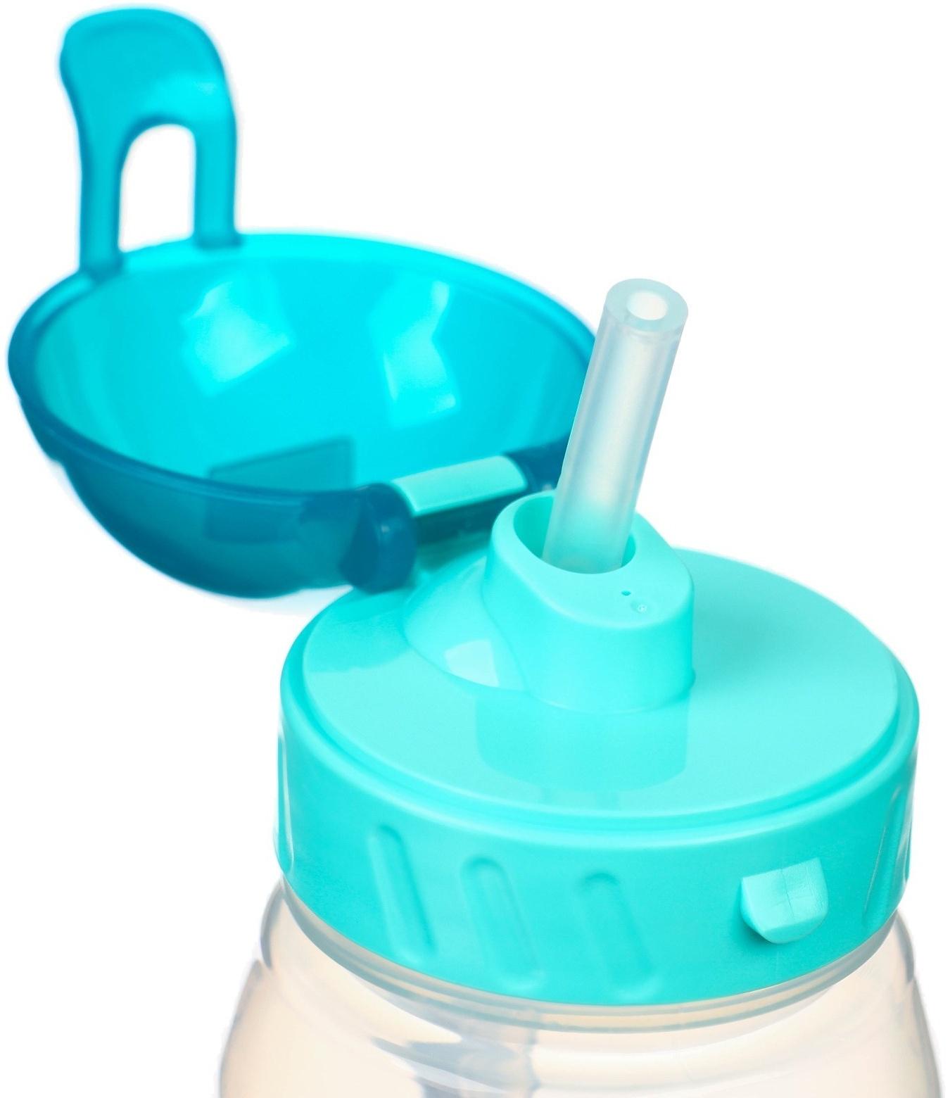 Поильник с трубочкой MEPSI, 400мл, 12+ мес., цвет МИКС