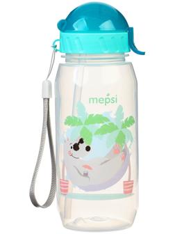 Поильник с трубочкой MEPSI, 400мл, 12+ мес., цвет МИКС