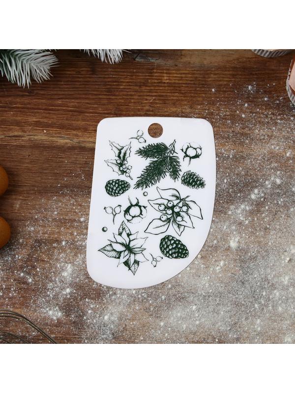 Набор кондитерских шпателей «Рождество» 11.5×8 см, 11.2×6.5 см, 10×7 см, 3 шт