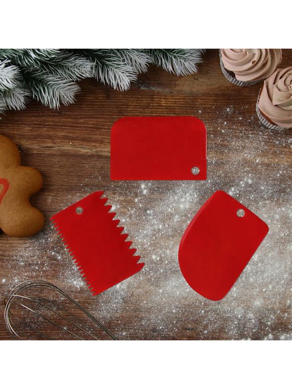 Набор кондитерских шпателей «Всё сбудется», 11.5×8 см, 11.2×6.5 см, 10×7 см, 3 шт