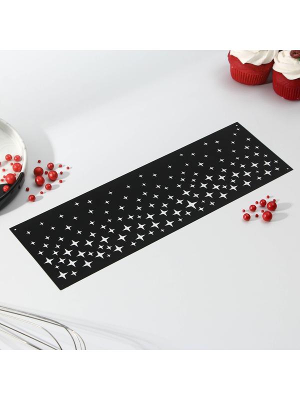 Трафарет для выпечки «Звезды», 32 х 10 см