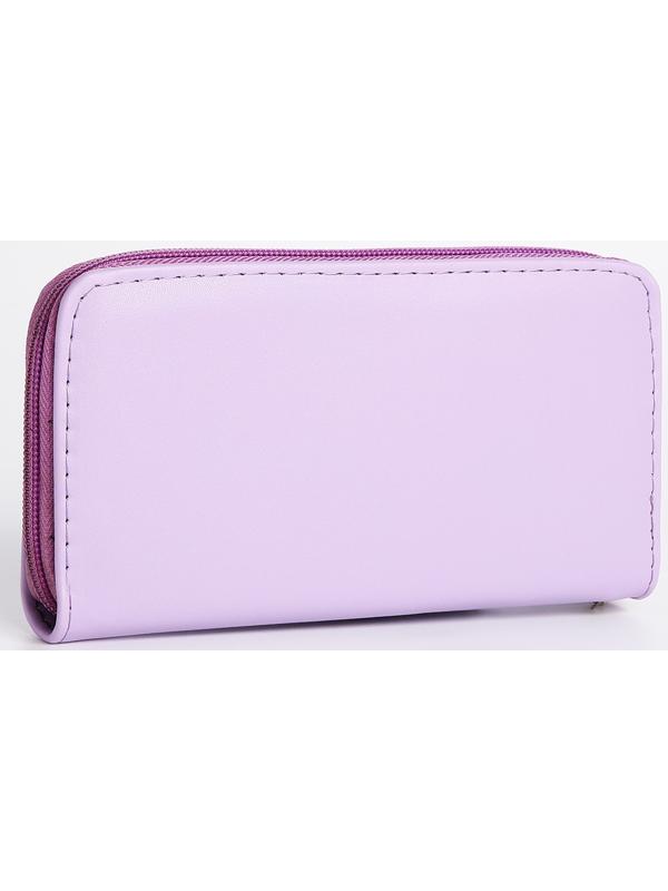 Кошелёк на молнии, цвет сиреневый