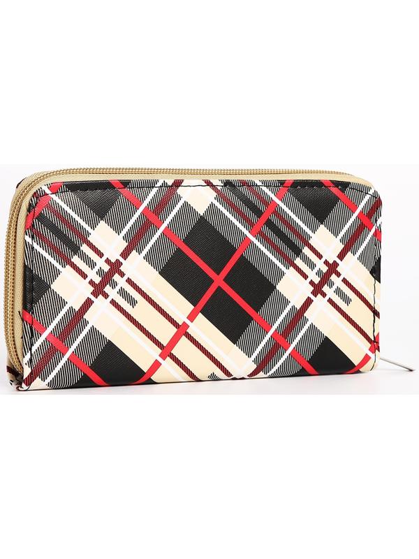 Кошелёк на молнии, цвет бежевый