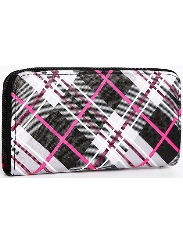 Кошелёк на молнии, цвет чёрный