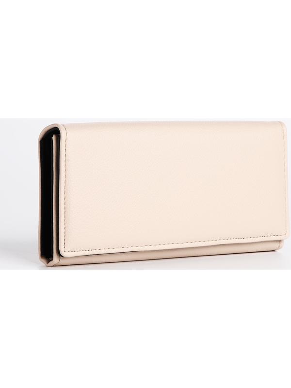 Кошелёк на магните, цвет бежевый