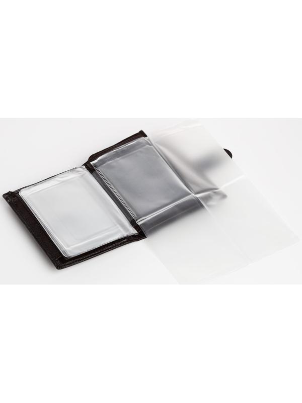 Портмоне мужское 3 в 1 на магните, для купюр, автодокументов и паспорта, цвет коричневый