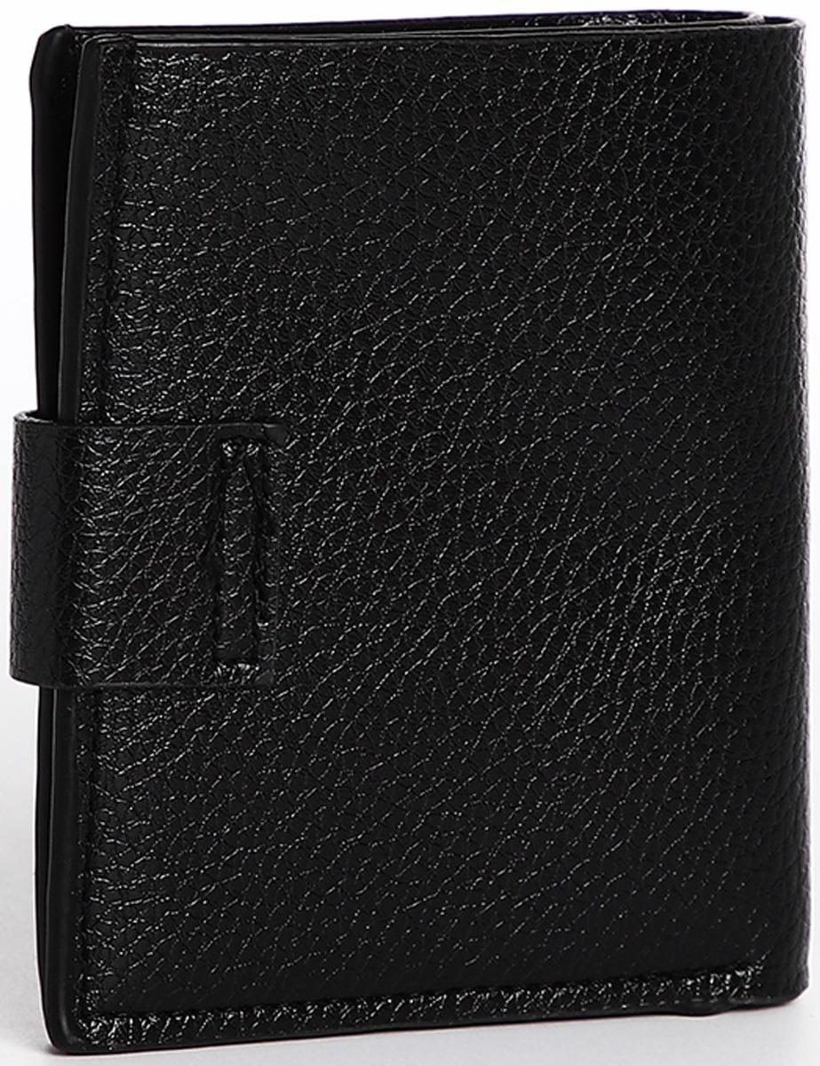 Портмоне на магните, цвет чёрный