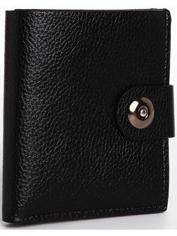 Портмоне на магните, цвет чёрный
