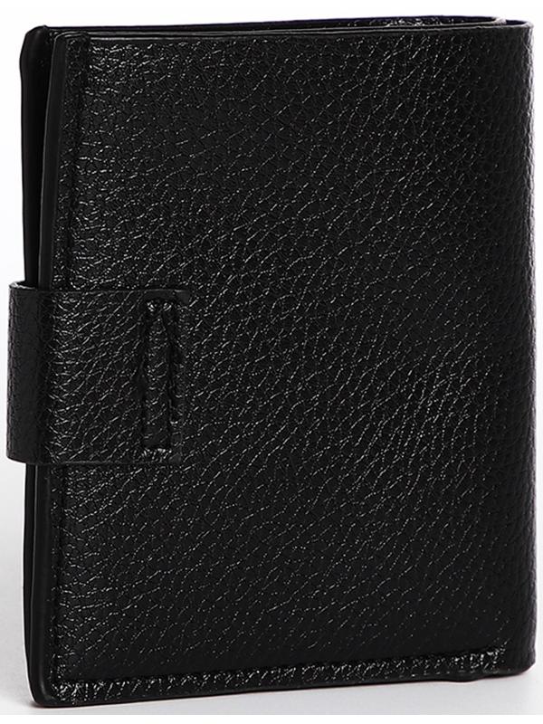 Портмоне на магните, цвет чёрный