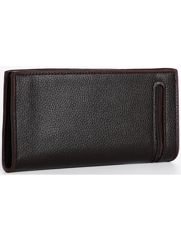 Портмоне мужское на магните, отдел для купюр, для карт, цвет коричневый