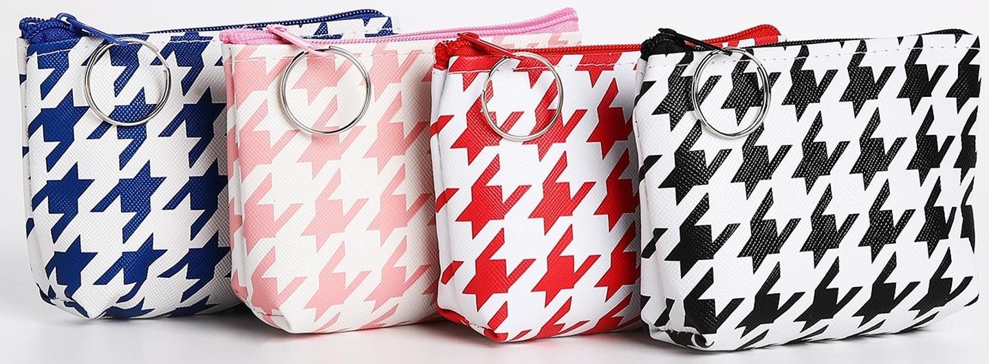 Кошелёк на молнии, цвет МИКС