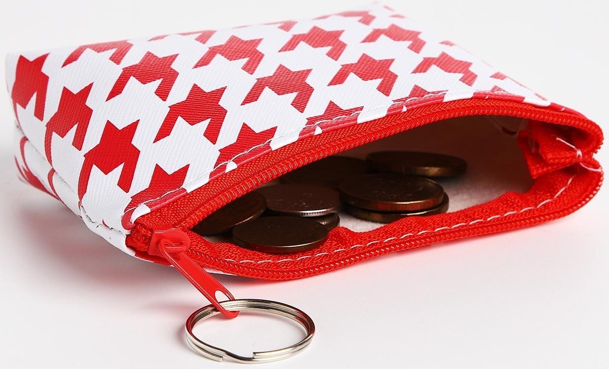 Кошелёк на молнии, цвет МИКС