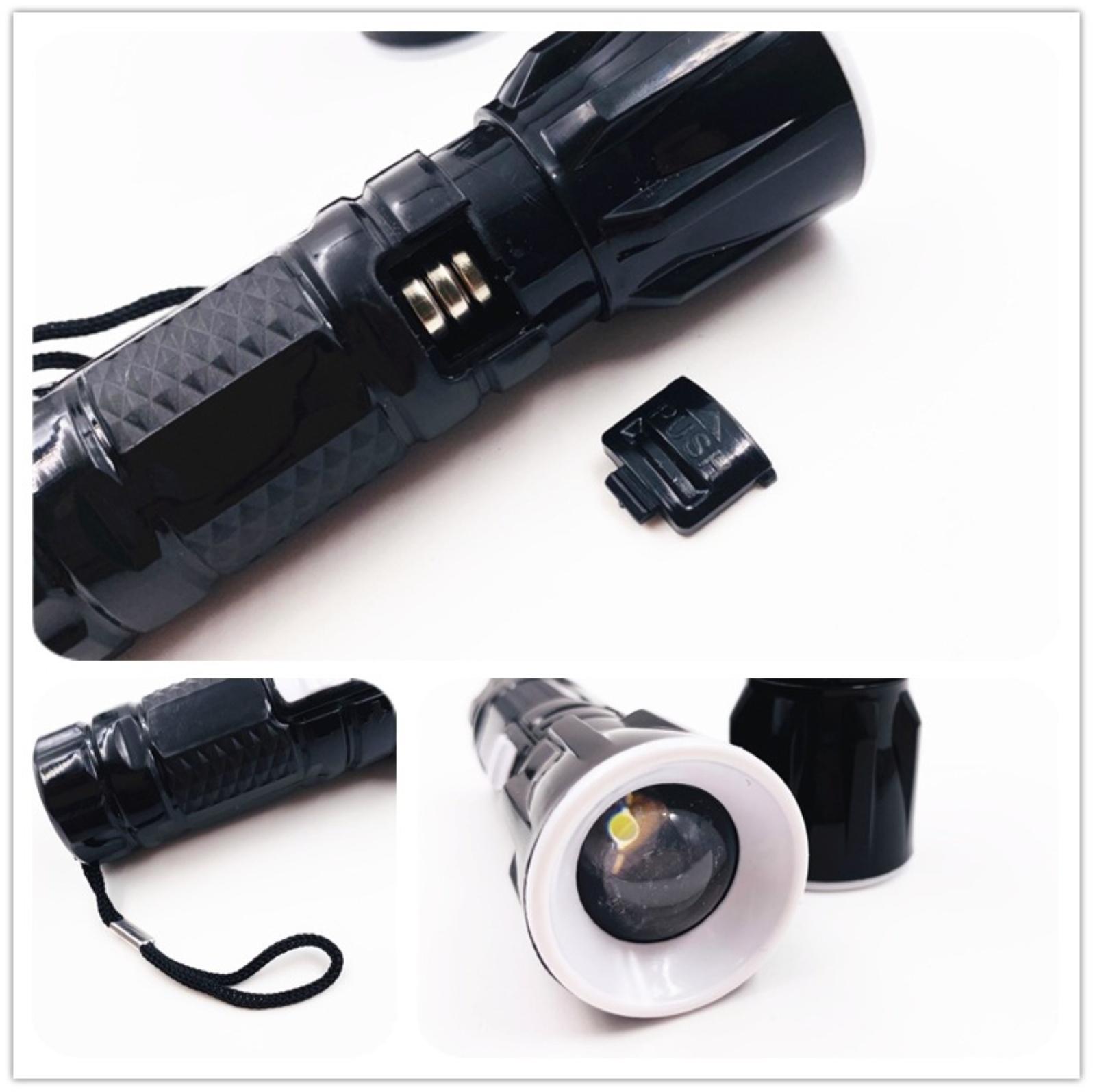 Фонарь ручной, AG10, черный