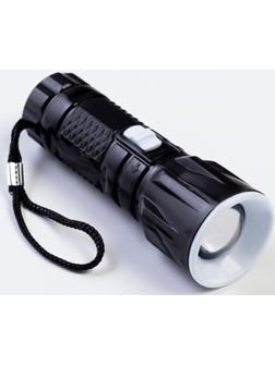 Фонарь ручной, AG10, черный