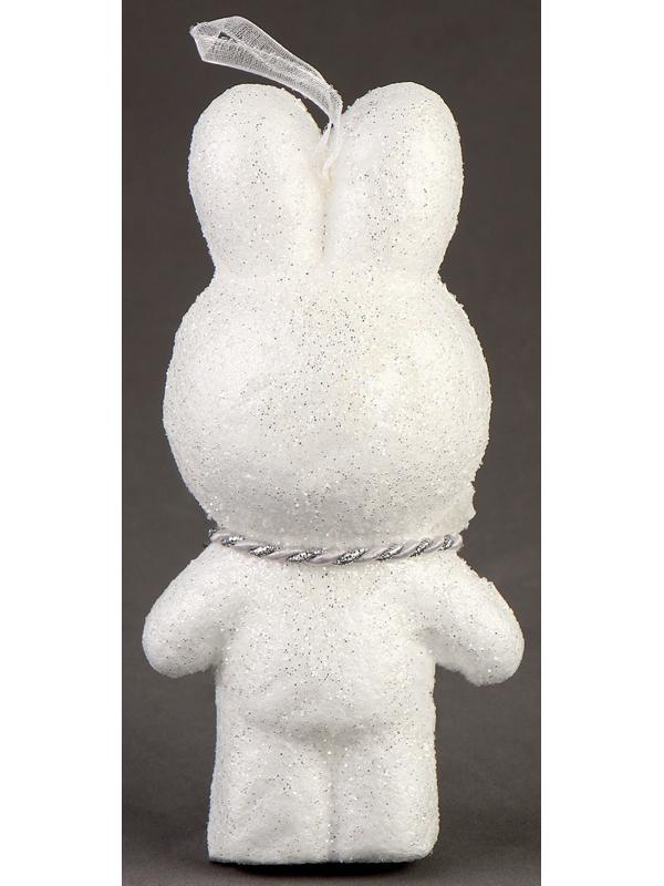 Игрушка из пенопласта «Зайка» с бантиком, 13 см