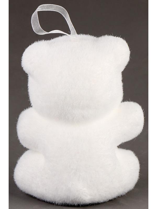 Игрушка из пенопласта «Мишка» с красным бантиком, 11 см