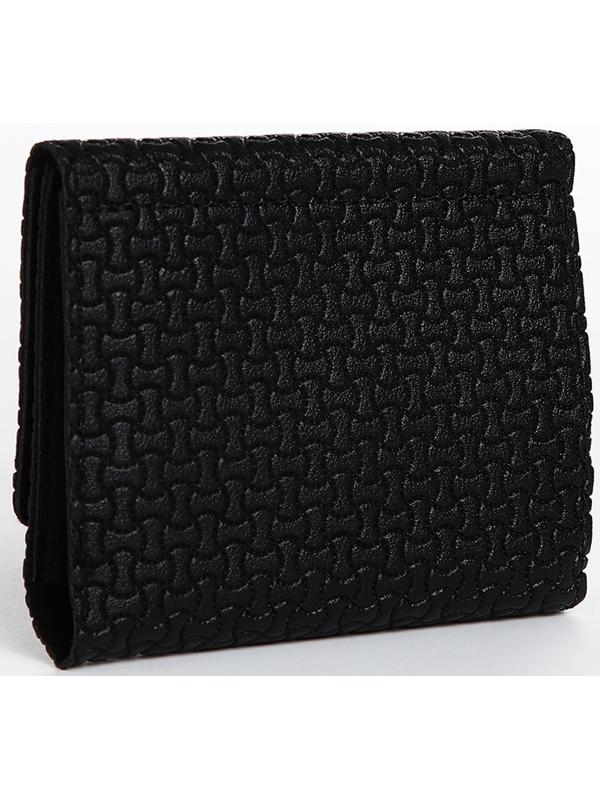 Кошелёк на кнопке, цвет чёрный