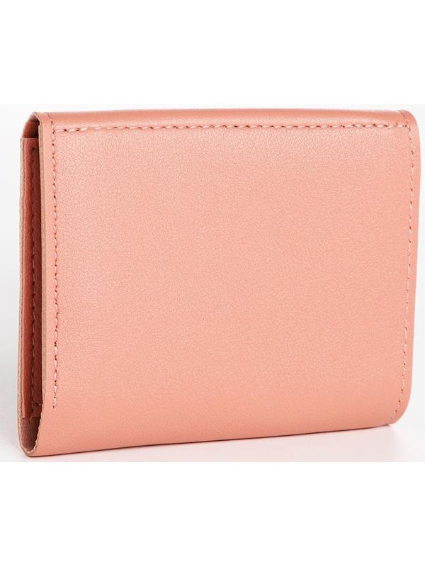 Кошелёк на кнопке, цвет розовый