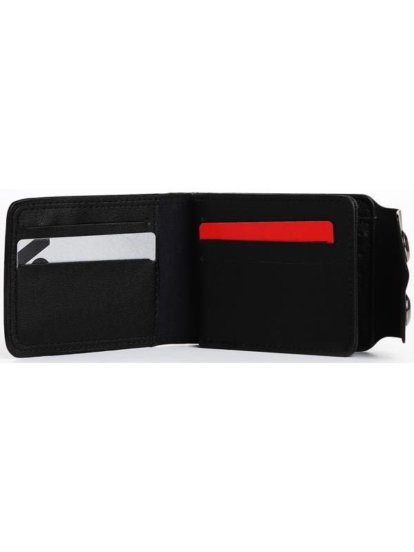 Портмоне на магнитах, цвет чёрный