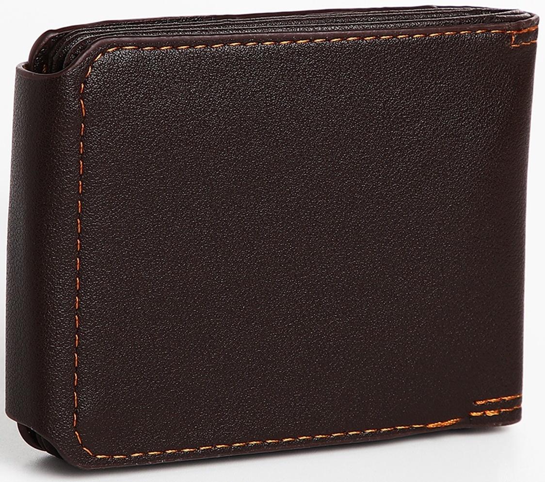 Портмоне на магнитах, цвет коричневый