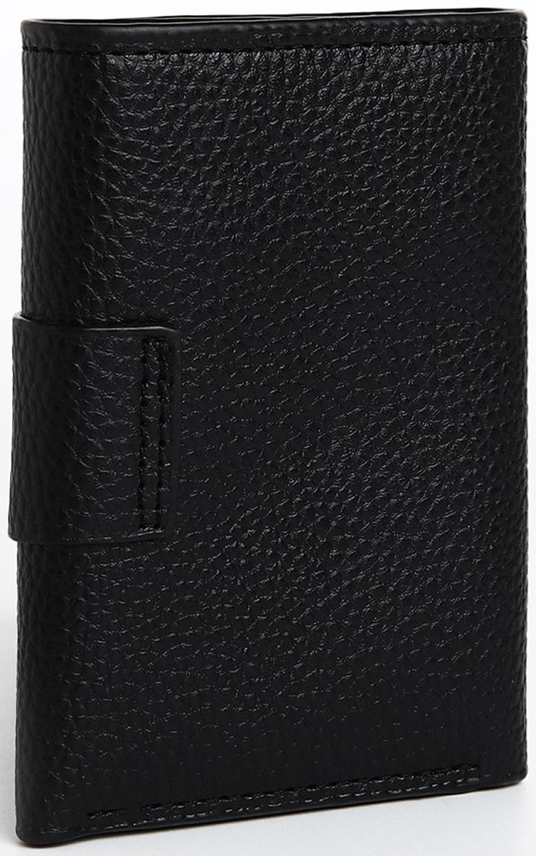 Портмоне мужское на магните, отдел для купюр, для карт, для монет, цвет чёрный