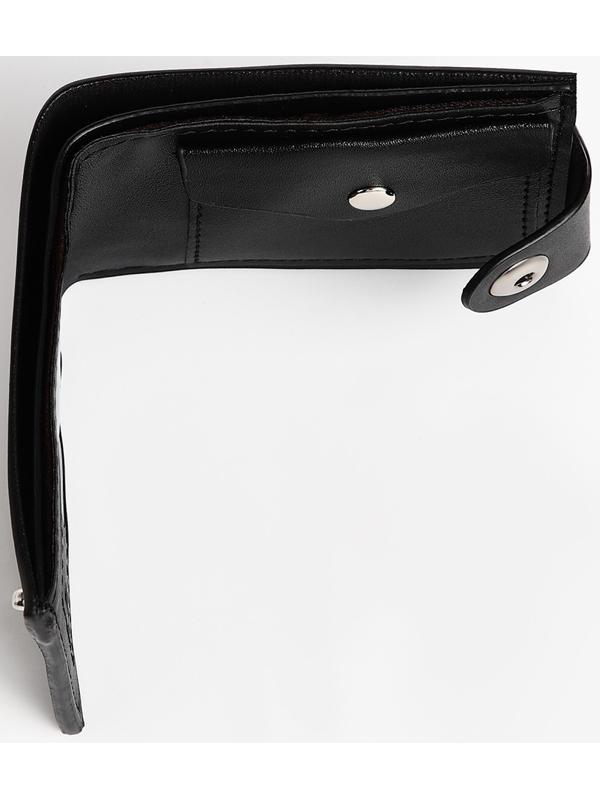 Портмоне на магните, цвет чёрный