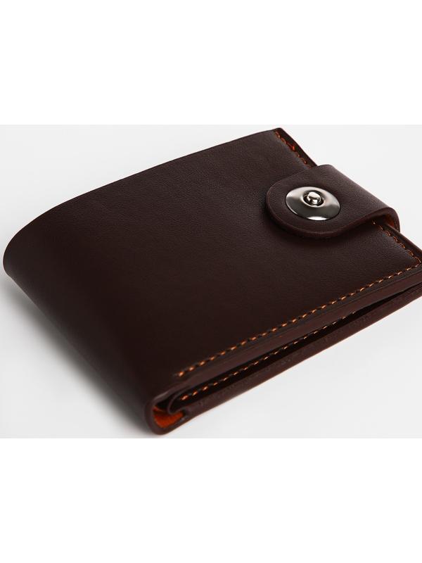 Портмоне на магните, цвет коричневый