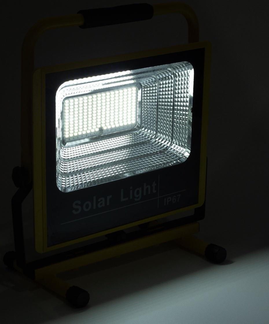 Фонарь-прожектор аккумуляторный, 100 Вт, 15000 мАч, IP67, 10 режимов работы, 26 х 31 см