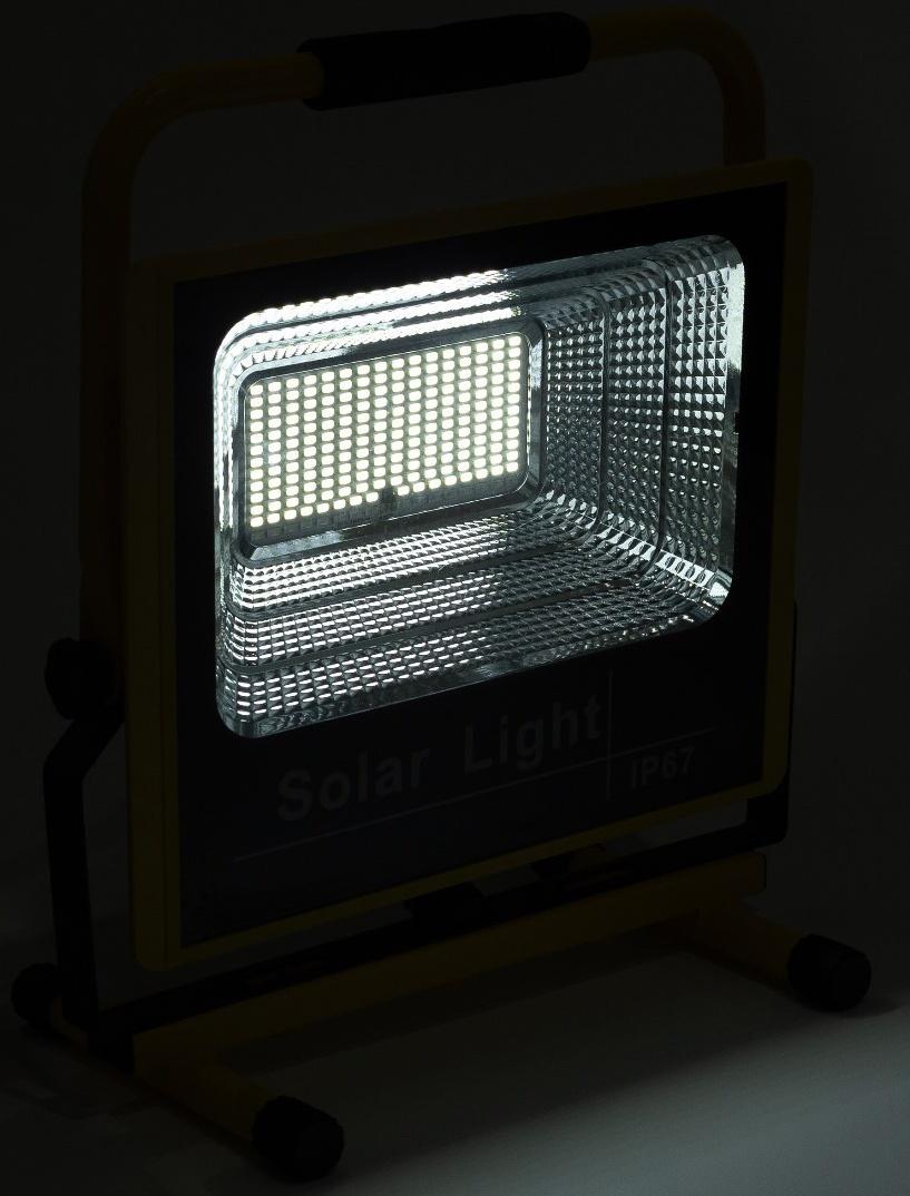 Фонарь-прожектор аккумуляторный, 100 Вт, 15000 мАч, IP67, 10 режимов работы, 26 х 31 см