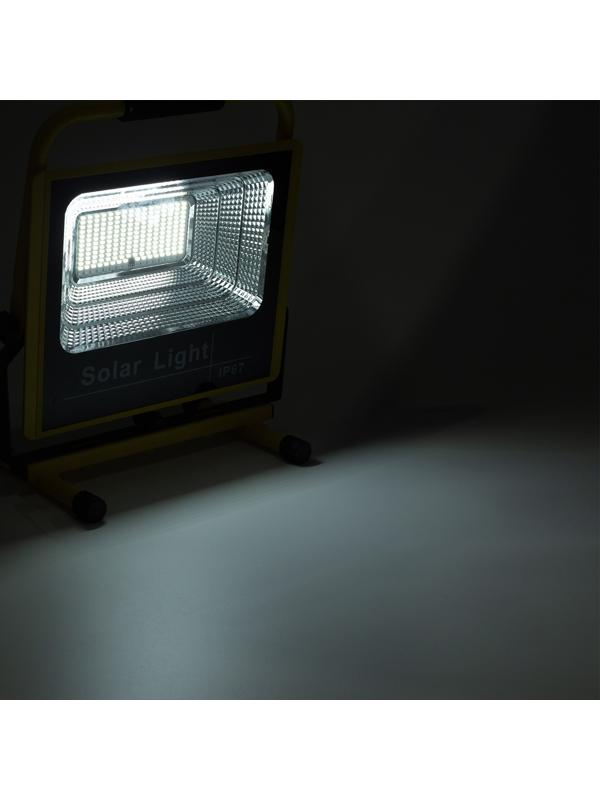 Фонарь-прожектор аккумуляторный, переносной 200 Вт, 20000 мАч, IP67, 12 ч работы, 28 х 34 см   97601