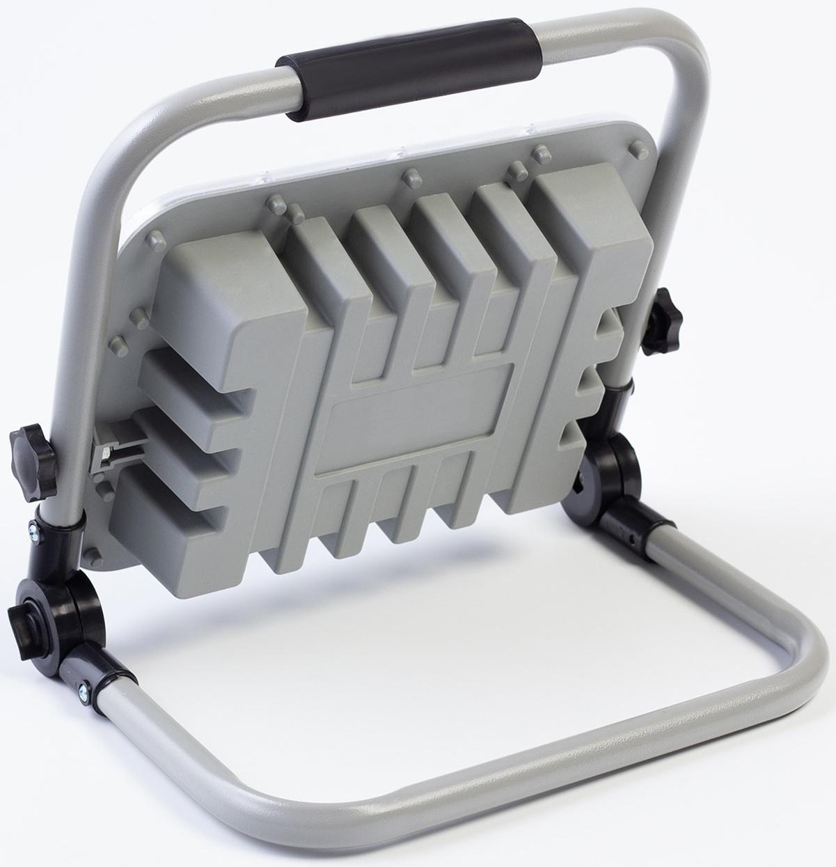 Фонарь рабочий аккумуляторный, 200 Вт, 15000 мАч, 7200 лм, диод 2835, IP65, 19 х 24.5 х 5 см   98241