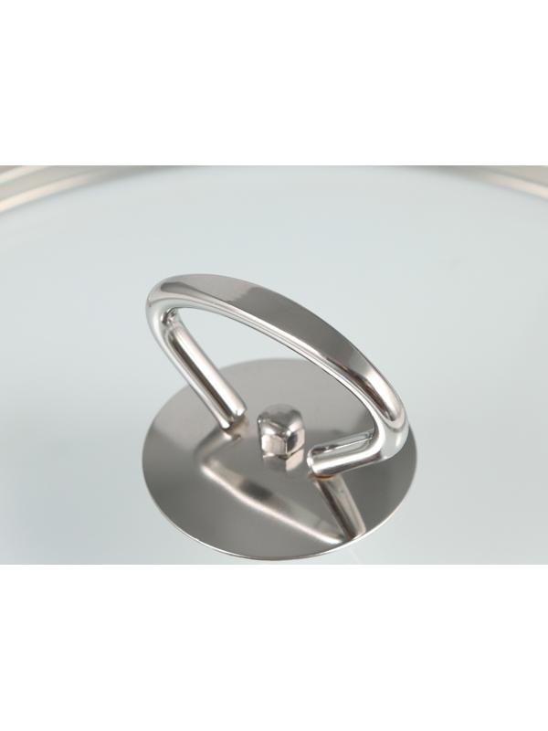 Кастрюля из нержавеющей стали «Грейт», с крышкой, 1,9 л, ТРС, индукция