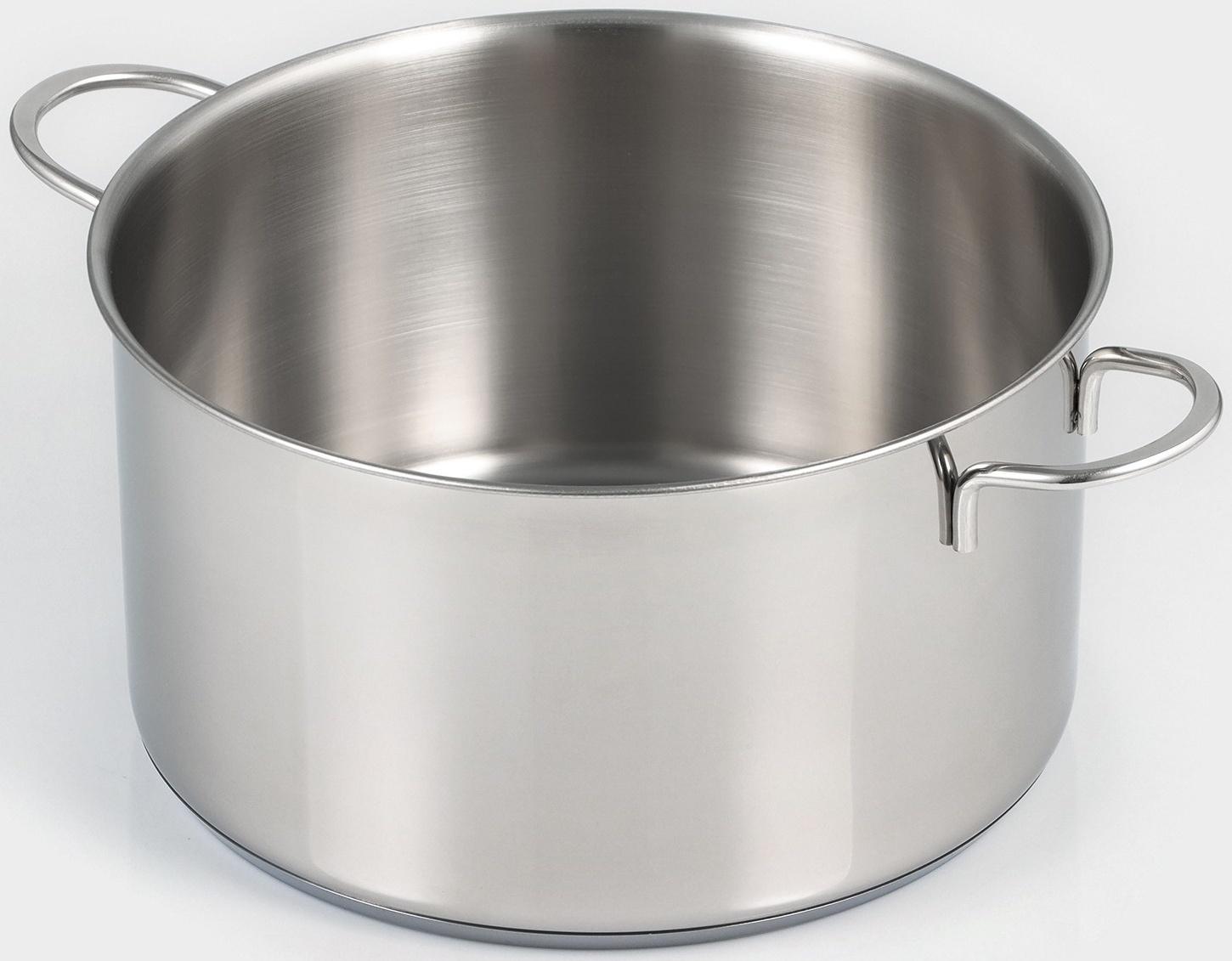 Кастрюля из нержавеющей стали «Грейт», с крышкой, 3,6 л, ТРС, индукция