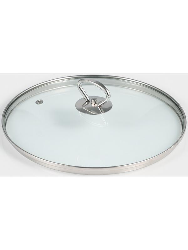 Кастрюля из нержавеющей стали «Грейт», с крышкой, 3,6 л, ТРС, индукция