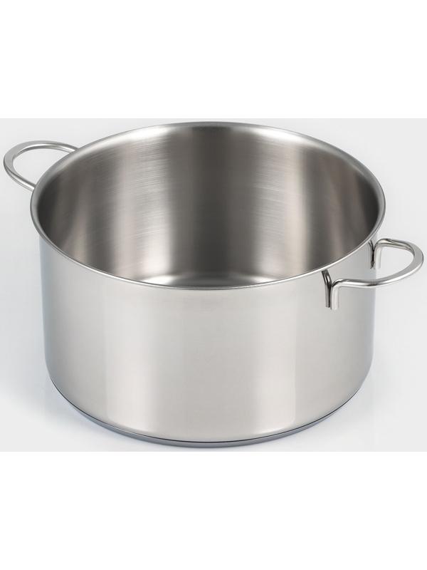 Кастрюля из нержавеющей стали «Грейт», с крышкой, 3,6 л, ТРС, индукция