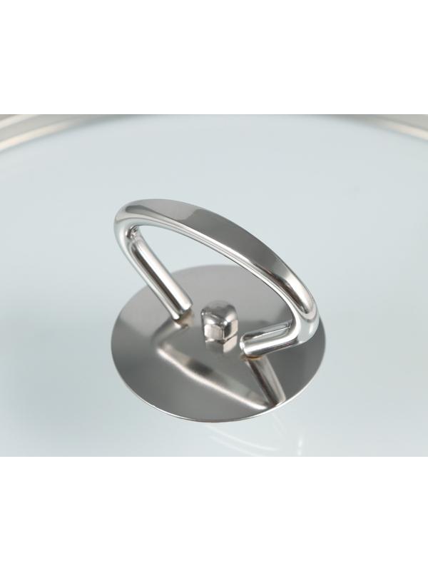 Кастрюля из нержавеющей стали «Грейт», с крышкой, 3,6 л, ТРС, индукция