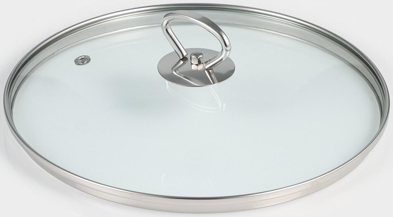 Кастрюля из нержавеющей стали «Грейт», с крышкой, 5,7 л, ТРС, индукция