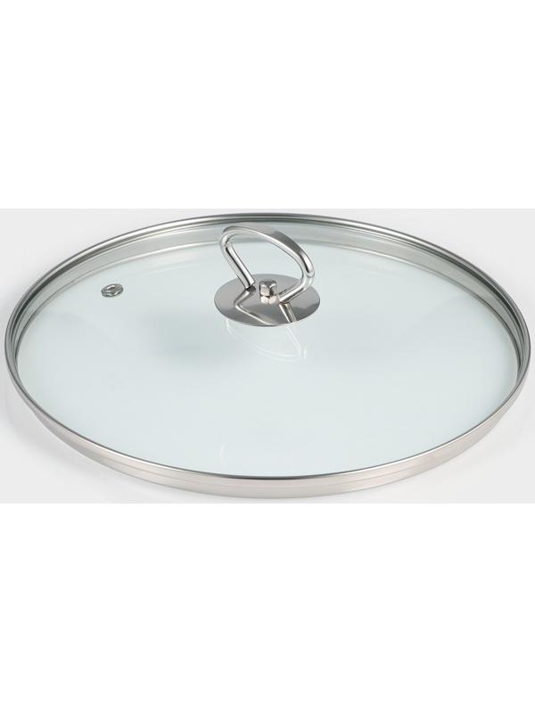 Кастрюля из нержавеющей стали «Грейт», с крышкой, 5,7 л, ТРС, индукция