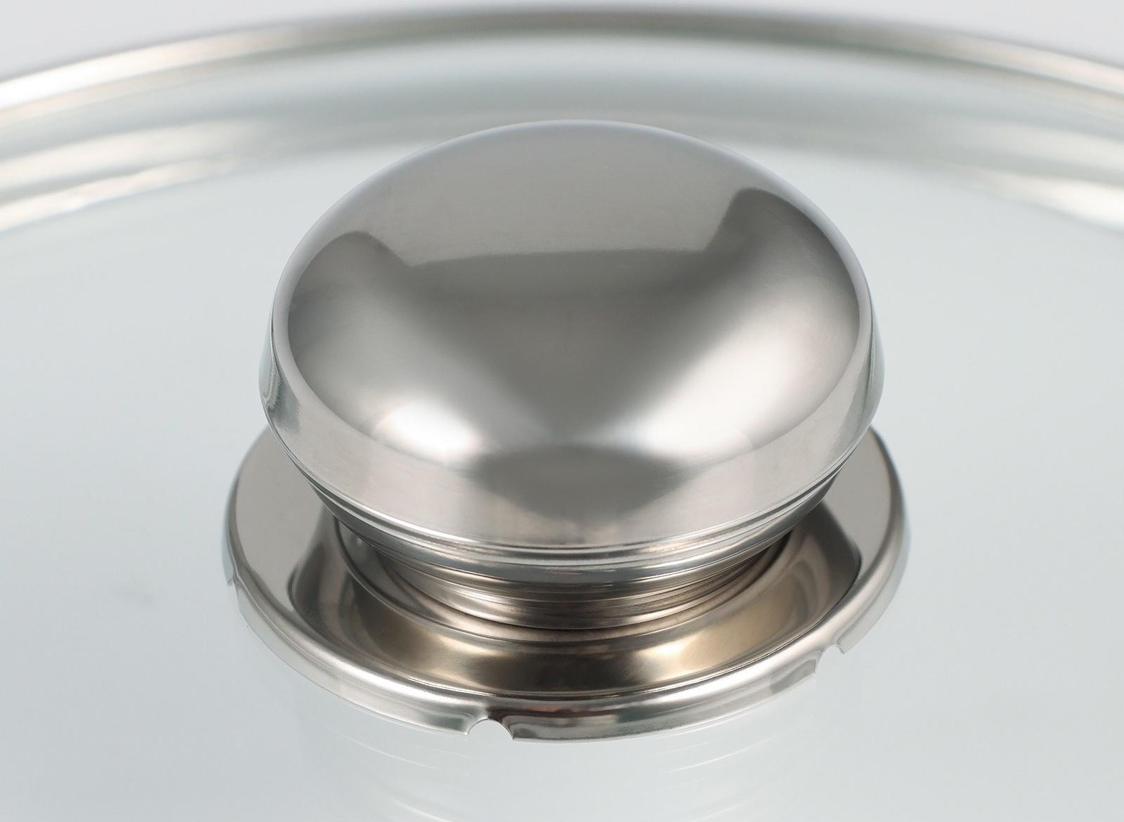 Кастрюля-сотейник из нержавеющей стали «Грейт», 1,5 л, ТРС, индукция