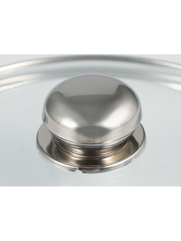 Кастрюля-сотейник из нержавеющей стали «Грейт», 1,5 л, ТРС, индукция