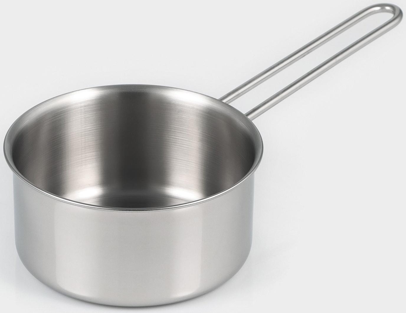 Ковш из нержавеющей стали «Грейт», 0,9 л, с крышкой, индукция