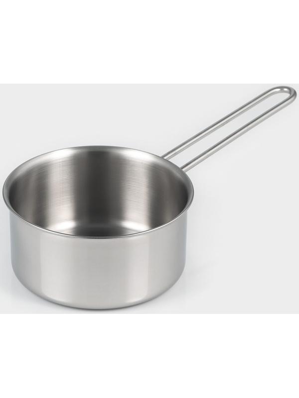 Ковш из нержавеющей стали «Грейт», 0,9 л, с крышкой, индукция