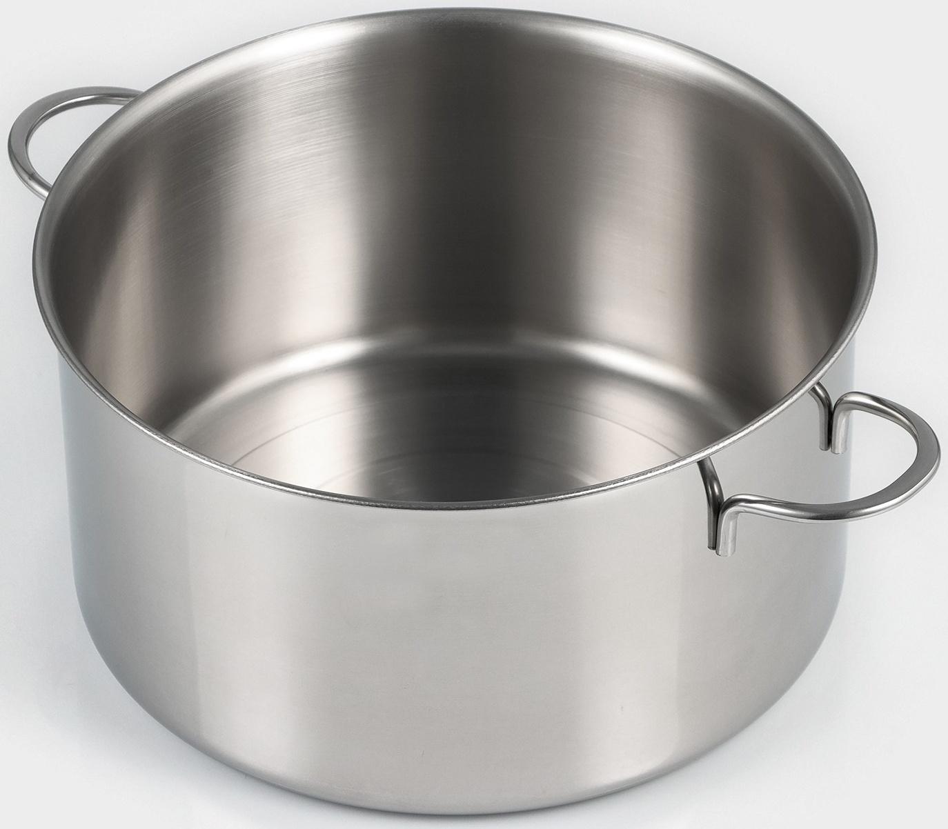 Кастрюля из нержавеющей стали «Грейт», 2,8 л, с крышкой, индукция