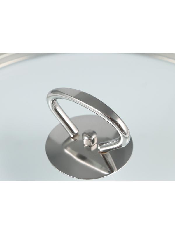 Кастрюля из нержавеющей стали «Грейт», 2,8 л, с крышкой, индукция