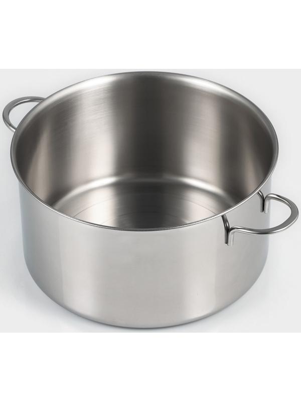 Кастрюля из нержавеющей стали «Грейт», 2,8 л, с крышкой, индукция