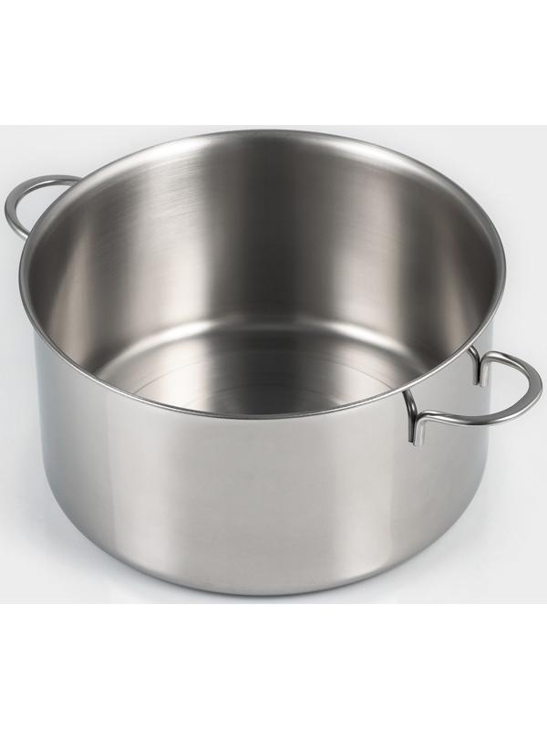 Кастрюля из нержавеющей стали «Грейт», 7 л, с крышкой, индукция