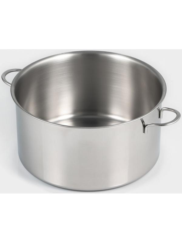 Кастрюля из нержавеющей стали «Грейт», 9 л, с крышкой, индукция