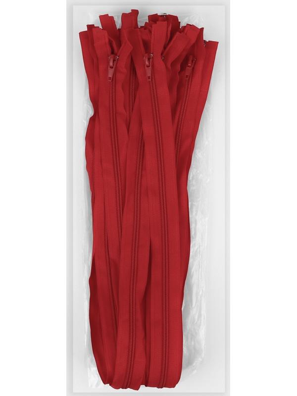 Молния «Спираль», №5, разъёмная, замок автомат, 80 см, цвет красный