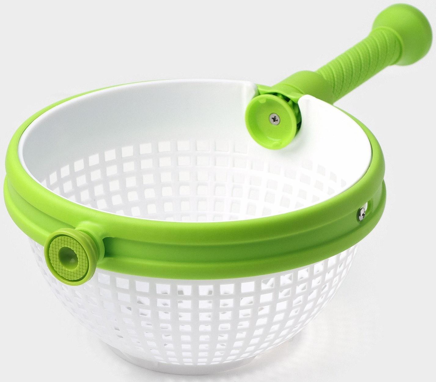 Центрифуга для сушки зелени, цвет зелёный